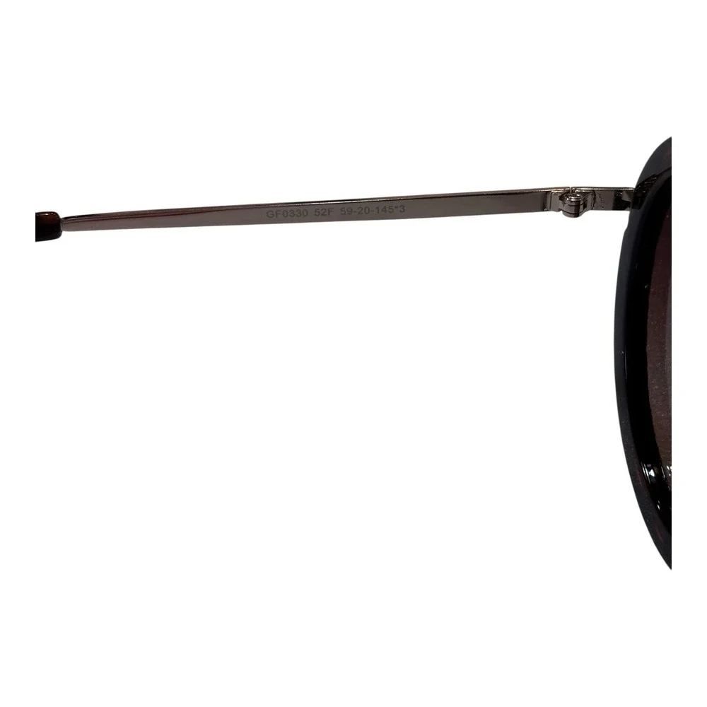 Guess Sunglasses Women Round Tortoise Gradient Lens Brown GF0330 Lennon‎ Look